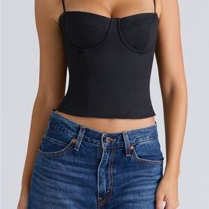 House of CB Black Bustier